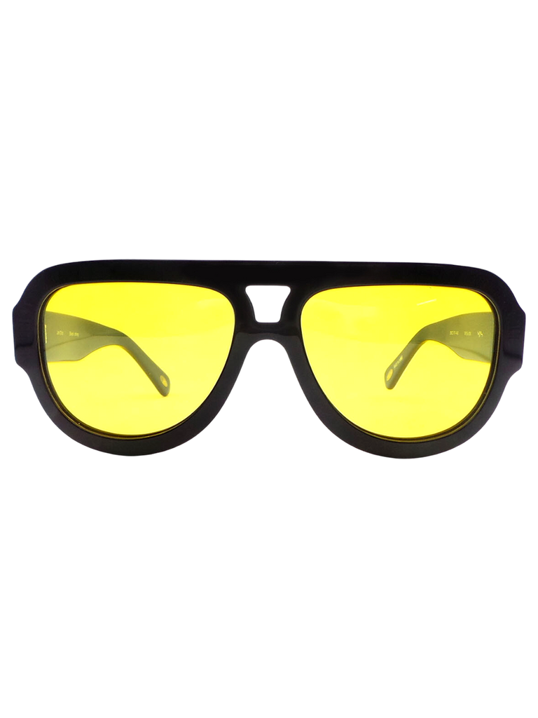 JAH D'OR Black Shiny Sunglasses
