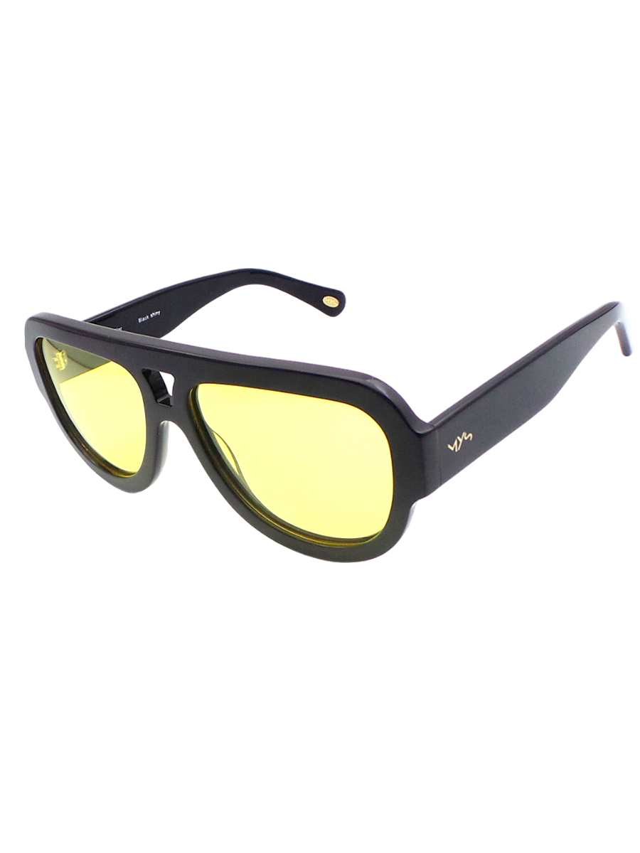 JAH D'OR Black Shiny Sunglasses