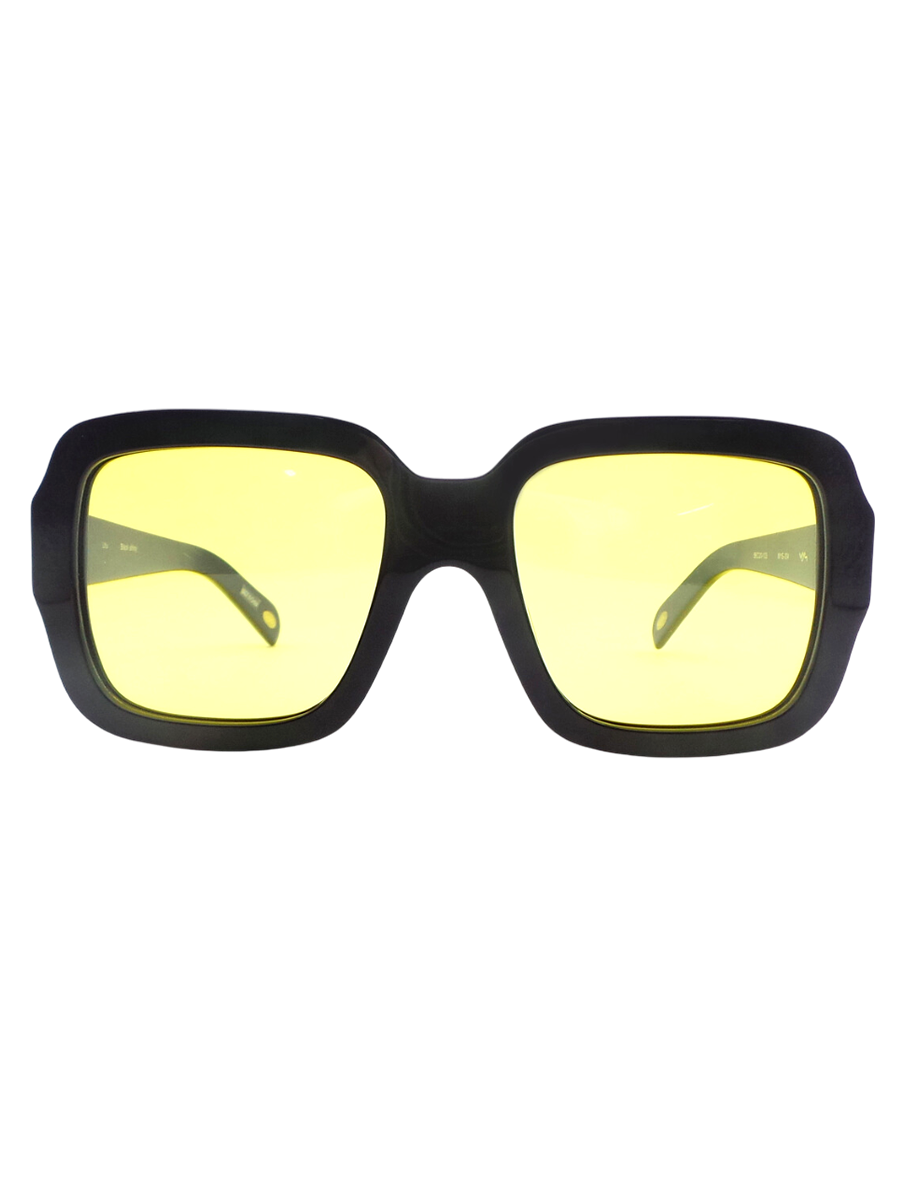 UTU Black Shiny Sunglasses