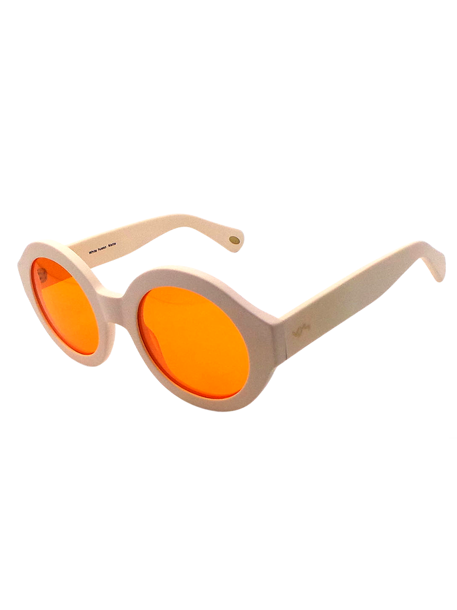 ELÓ White Hueso Matte Sunglasses