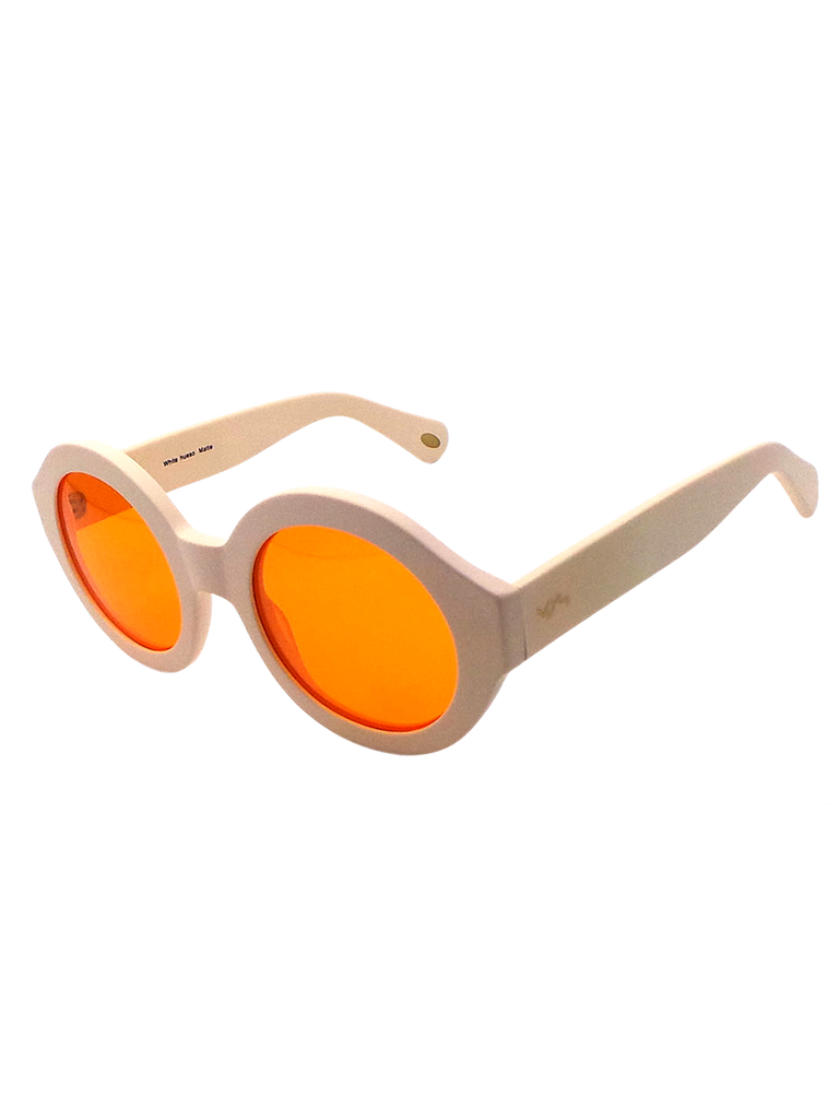 ELÓ White Hueso Matte Sunglasses