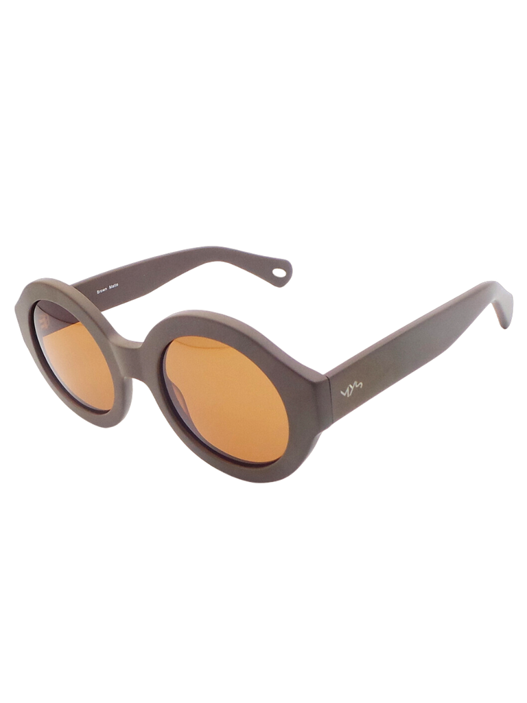 ELÓ Brown Matte Sunglasses